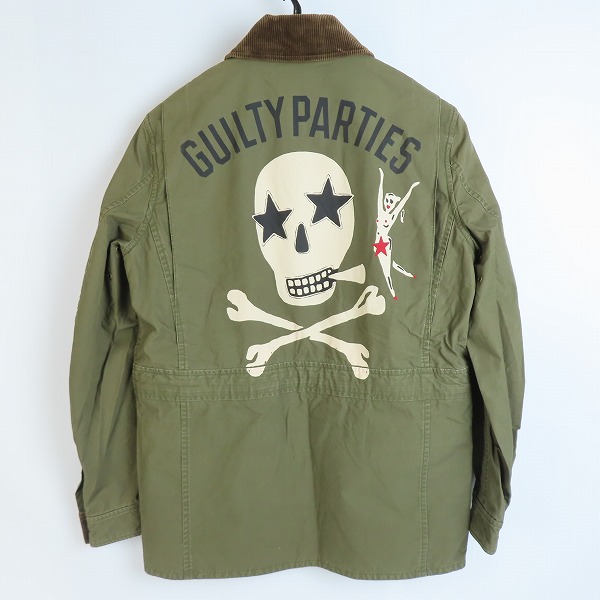 実際に弊社で買取させて頂いたWACKO MARIA/ワコマリア 襟コーデュロイ ハンティングジャケット/Sの画像 1枚目