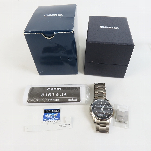 実際に弊社で買取させて頂いたCASIO/カシオ LINEAGE リニエージ 電波ソーラー 腕時計 LCW-M100Tの画像 8枚目