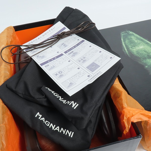 実際に弊社で買取させて頂いたMAGNANNI/マグナーニ オパンカ ミクストメディア スイッチング ホールカット ブラウン 16729/38の画像 7枚目