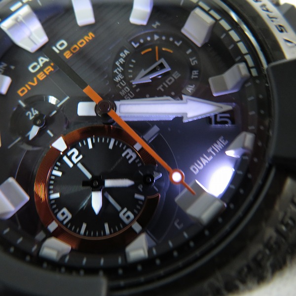 実際に弊社で買取させて頂いた【保証期間内】G-SHOCK/Gショック FROGMAN/フロッグマン Bluetooth ソーラー電波時計 GWF-A1000XC-1AJFの画像 7枚目