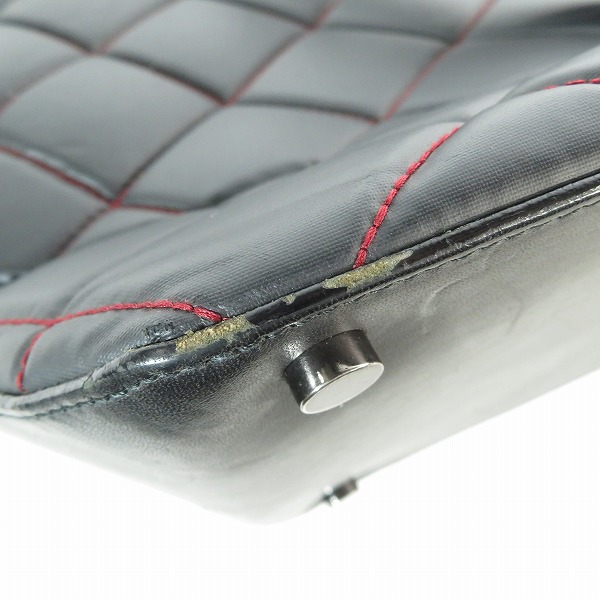 実際に弊社で買取させて頂いたHUNTING WORLD/ハンティングワールド バチュー キルティング トートバッグ 071701の画像 6枚目