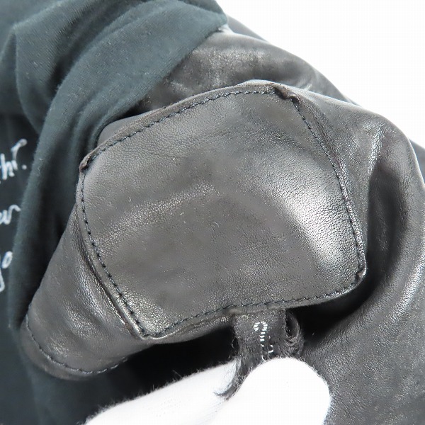 実際に弊社で買取させて頂いたISAMU KATAYAMA BACKLASH/バックラッシュ イタリアンショルダ シングルライダース ジャケット 1254-01/2(M)の画像 2枚目