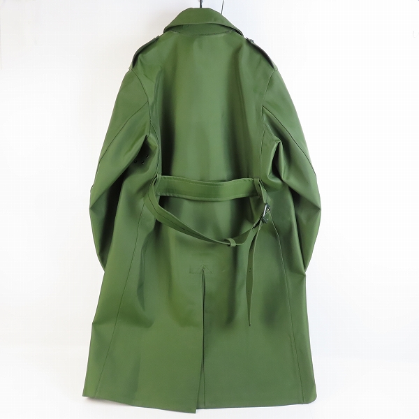 実際に弊社で買取させて頂いた【難有り】マッキントッシュ社製 イギリス軍 ゴム引き トレンチ コート 164-170/100の画像 1枚目