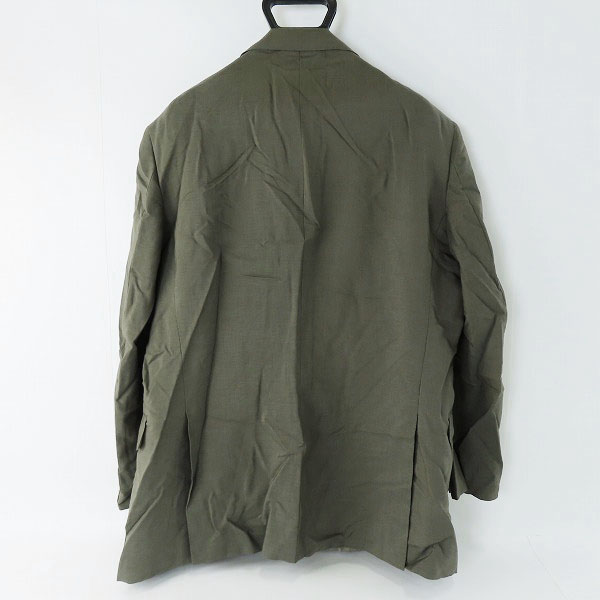 実際に弊社で買取させて頂いたBurberry's/バーバリーズ 裏地総柄/ホースロゴボタン ダブルジャケット/ブレザー グレー系の画像 1枚目