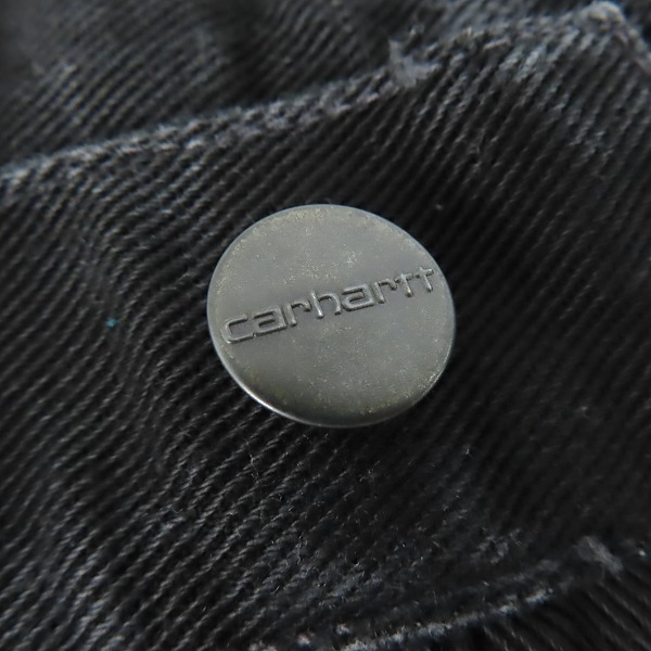 実際に弊社で買取させて頂いたCARHARTT×HOCKEY/カーハート×ホッキー ブラック デニム パンツ 30×32の画像 6枚目