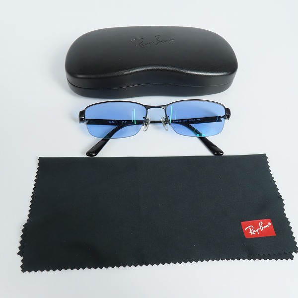 実際に弊社で買取させて頂いたRay-Ban/レイバン アイウェア メガネフレーム/サングラス 度入り RB6453D 2503の画像 9枚目