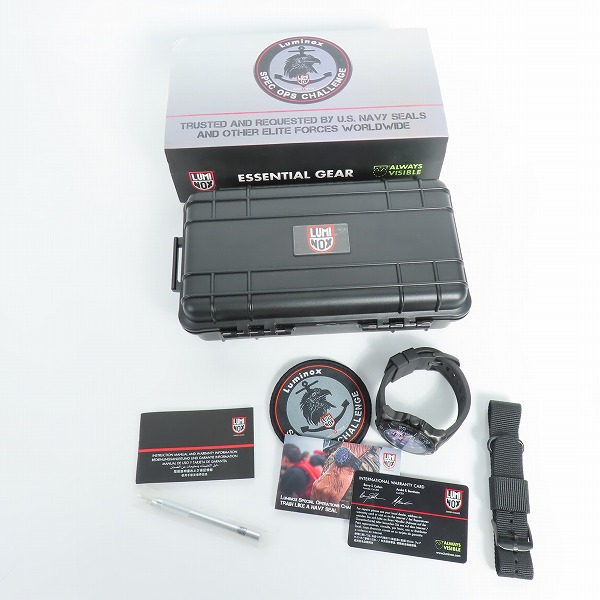 実際に弊社で買取させて頂いたLUMI NOX/ルミノックス Special Operations Challenge/SOC 特殊作戦チャレンジ クォーツ/腕時計 4220 Seriesの画像 7枚目