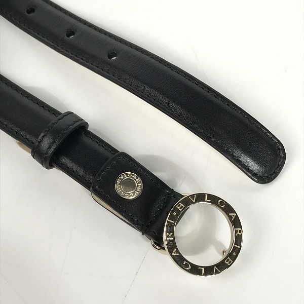 実際に弊社で買取させて頂いたBVLGARI/ブルガリ BBラウンドバックル レザーベルトの画像 1枚目