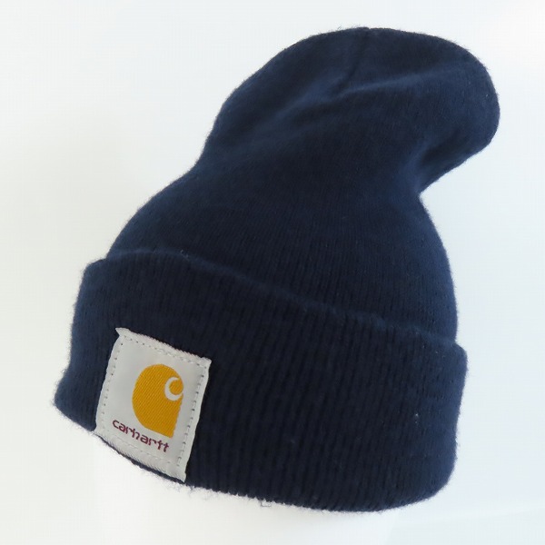 実際に弊社で買取させて頂いたCarhartt/カーハート A18 NAVY ビーニー/ニット帽 ネイビー