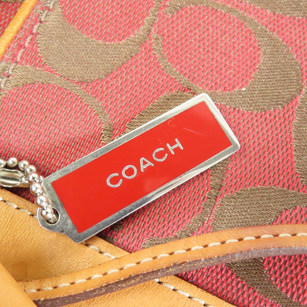 実際に弊社で買取させて頂いたCOACH/コーチ ハンドバッグ トートバッグ シグネチャー E1R-6097 の画像 6枚目