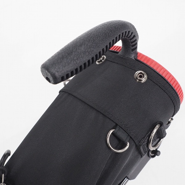 実際に弊社で買取させて頂いたle coq sportif/ルコックスポルティフ ゴルフ QQBTJA31 フード付き スタンド式 2分割クラブケース ブラックの画像 4枚目