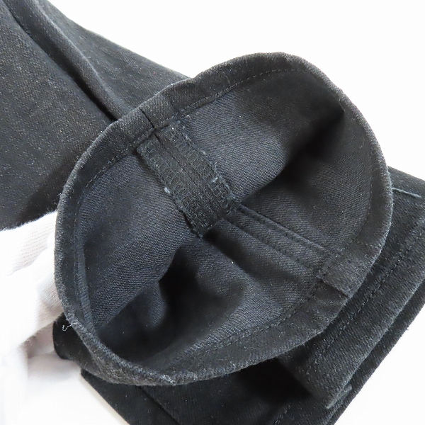 実際に弊社で買取させて頂いたn(n) by NUMBER (N)INE/エヌエヌバイナンバーナイン オルテガ刺繍 ブラックデニム F07-NNP009/5の画像 7枚目