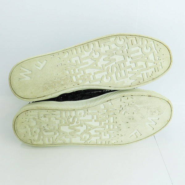 実際に弊社で買取させて頂いたWHITEFLAGS/ホワイトフラッグス サイドジップ ハイカット スニーカーの画像 2枚目