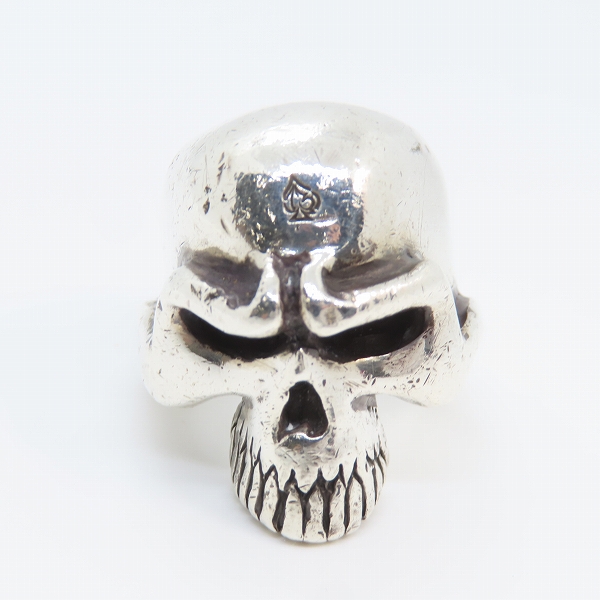 実際に弊社で買取させて頂いたTHIRTEEN DESIGNS/サーティーンデザインズ スカルリング 14-16号の画像 1枚目