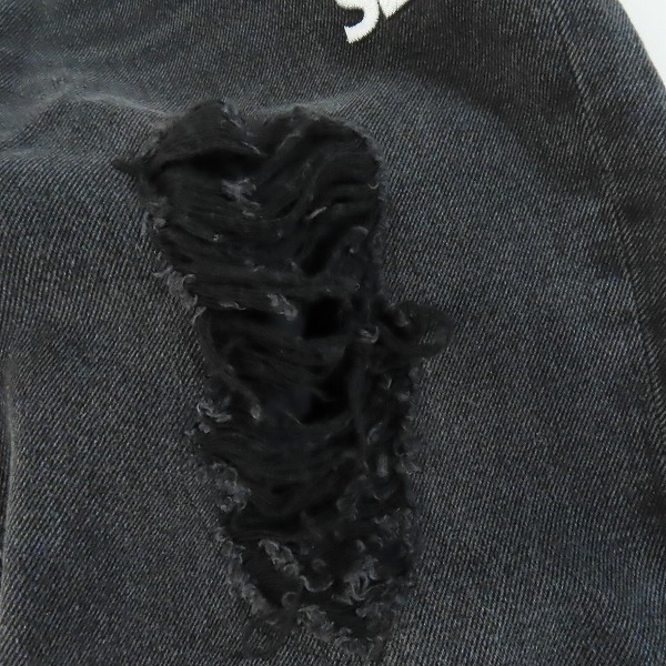 実際に弊社で買取させて頂いたWIND AND SEA×HYSTERIC GLAMOUR  DAMAGED SKINNY DENIM PANTS デニムパンツ WDS-C-HYS-23-AP-Q1-06/Sの画像 8枚目