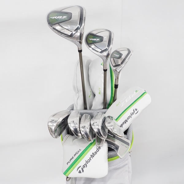 実際に弊社で買取させて頂いた【未使用】TaylorMade/テーラーメイド RBZ SPEEDLITE レディース ゴルフクラブ9本セット FLEX:L キャディバッグ付き