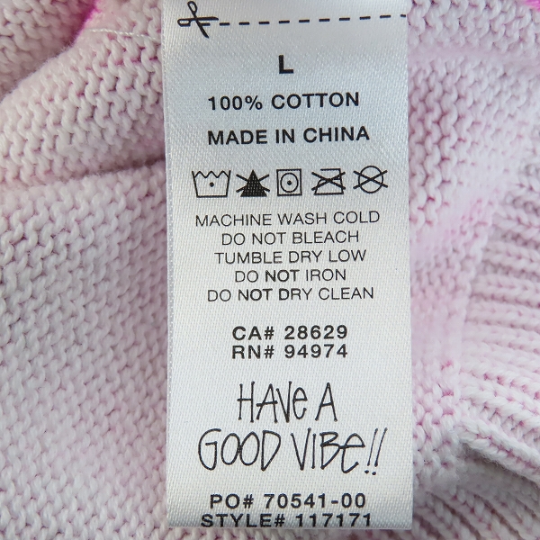 実際に弊社で買取させて頂いたSTUSSY/ステューシー Printed Fur Sweater ファープリント セーター 117171/Lの画像 3枚目