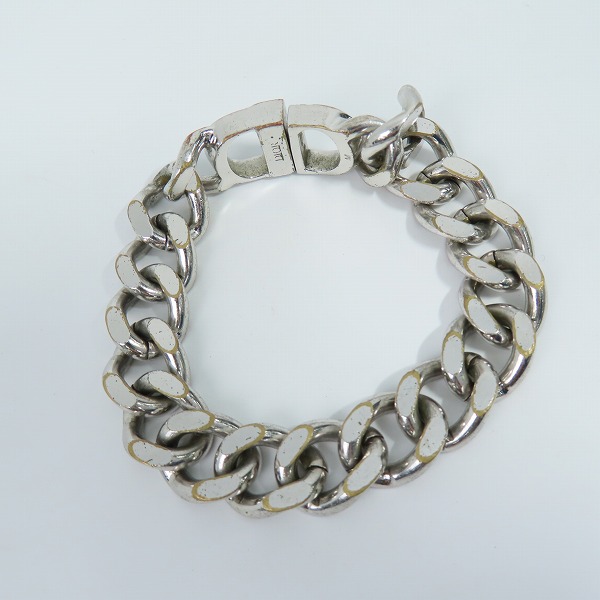 実際に弊社で買取させて頂いたDior/ディオール CD ICON チェーンリンク ブレスレット B1081HOMMT/Mの画像 4枚目