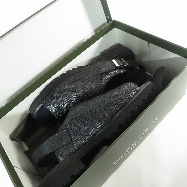 実際に弊社で買取させて頂いたALFREDO BANNISTER/アルフレッドバニスター UNILINE サンダル /40の画像 8枚目