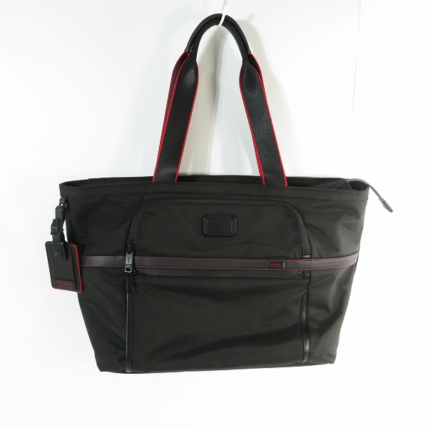 実際に弊社で買取させて頂いた【ギャラ付き】TUMI/トゥミ ALPHA3/アルファ3 Limited Edition トートバッグ 黒×赤 2603650DRD3E 