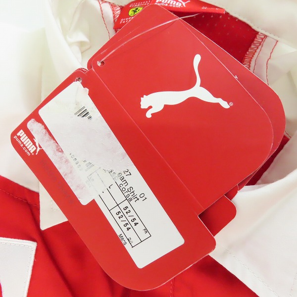 実際に弊社で買取させて頂いた【未使用】puma/プーマ SUPER FORMULA SFチーム 半袖シャツ/Lの画像 9枚目