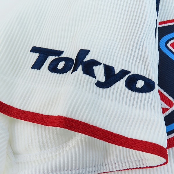 実際に弊社で買取させて頂いたDESCENTE ×BEAMS/デサント×ビームス NPBマーク 東京ヤクルトスワローズ ホーム ユニフォーム #19 石川雅規 L-118の画像 5枚目