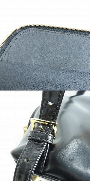 実際に弊社で買取させて頂いたGIANNI VERSACE/ジャン二ヴェルサーチ ヴィンテージ レザーミニリュックサックの画像 9枚目