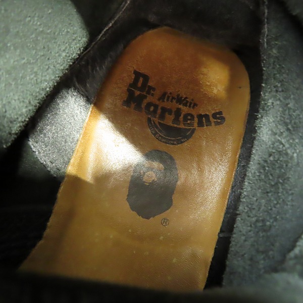 実際に弊社で買取させて頂いたDr. Martens×A BATHING APE/ドクターマーチン×アベイシングエイプ ABC 8 HOLE BOOTS/8ホールブーツ/UK7の画像 6枚目