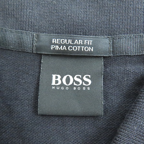 実際に弊社で買取させて頂いたHugo Boss/ヒューゴボス Regular Fit Polos in Cotton PALLAS ロゴ刺繍ポロシャツ 10108581/Mの画像 2枚目