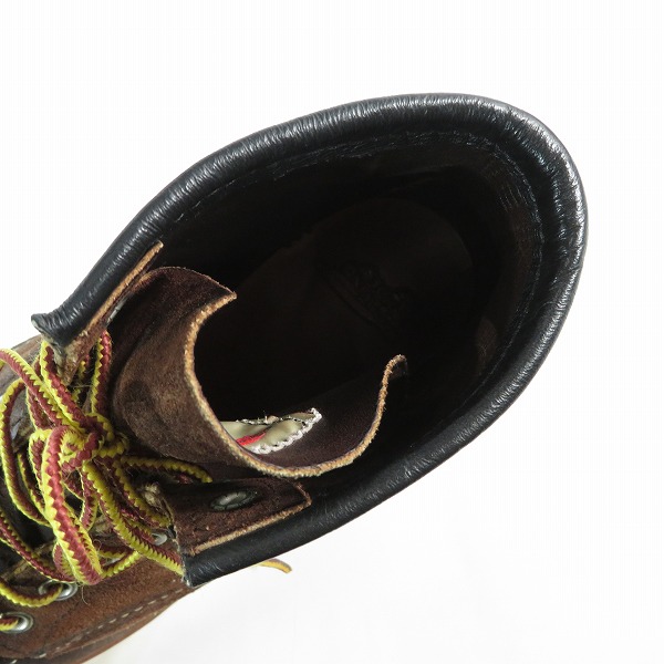 実際に弊社で買取させて頂いたREDWING/レッドウィング クラシックワーク 6インチ モックトゥ ブーツ 8878/US7の画像 4枚目