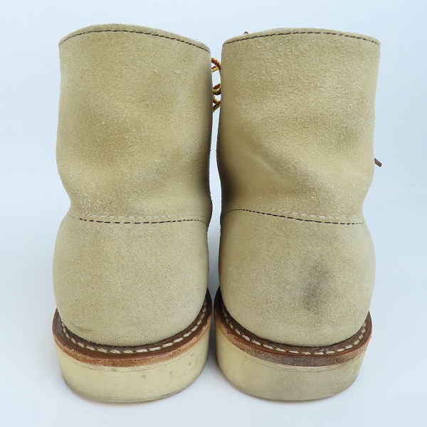 実際に弊社で買取させて頂いたRED WING/レッドウイング クラシックプレーントゥ ブーツ 8167/7Eの画像 1枚目