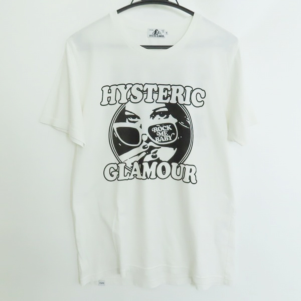 実際に弊社で買取させて頂いたHYSTERIC GLAMOUR/ヒステリックグラマー ROCK ME BABY ガール プリント Tシャツ 0262CT15/M