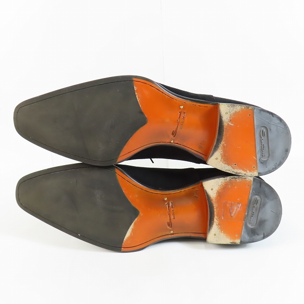 実際に弊社で買取させて頂いたSantoni/サントーニ 15004 ストレートチップ レザーシューズ/7.5の画像 2枚目