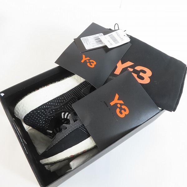 実際に弊社で買取させて頂いたY-3/ワイスリー Yohji Yamamoto×adidas/ヨウジヤマモト×アディダス RAITO RACER スニーカー F97404/25.0の画像 7枚目