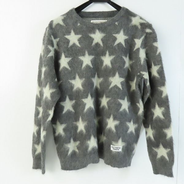 実際に弊社で買取させて頂いたWACKO MARIA/ワコマリア STAR MOHAIR KNIT U NECK スター モヘアニットセーター WMK-JQ02/L