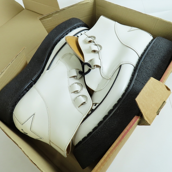 実際に弊社で買取させて頂いたGEORGE COX/ジョージコックス 私立探偵 濱マイク 限定モデル Dリング チャッカブーツ 13273/8の画像 7枚目