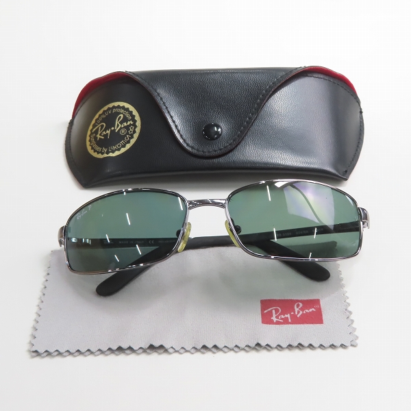 実際に弊社で買取させて頂いたRay-Ban/レイバン 偏光サングラス RB3194 004/9Aの画像 9枚目
