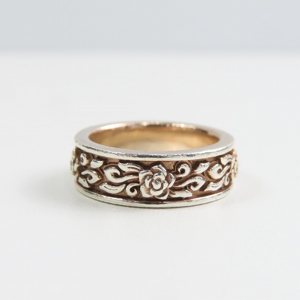 実際に弊社で買取させて頂いたDEAL TEARS/ディールティアーズ スクロール ローズ シルバー リング 12.5号の画像 2枚目