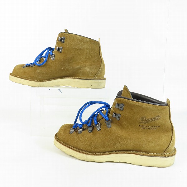 実際に弊社で買取させて頂いたDanner/ダナー MOUNTAIN LIGHT CRISTY TAN SUEDE GORE-TEX マウンテンライト タンスエード ブーツ 45500X/US9の画像 3枚目