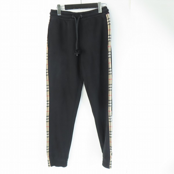 実際に弊社で買取させて頂いた【JPタグ】BURBERRY/バーバリー CHECKFORD スウェット トラックパンツ ヴィンテージチェックパネル 8026273 XS