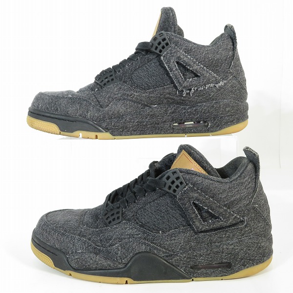 実際に弊社で買取させて頂いたNIKE×LEVIS/ナイキ×リーバイス AIR JORDAN 4 RETRO NRG/エアジョーダン 4 AO2571-001/27.5の画像 3枚目