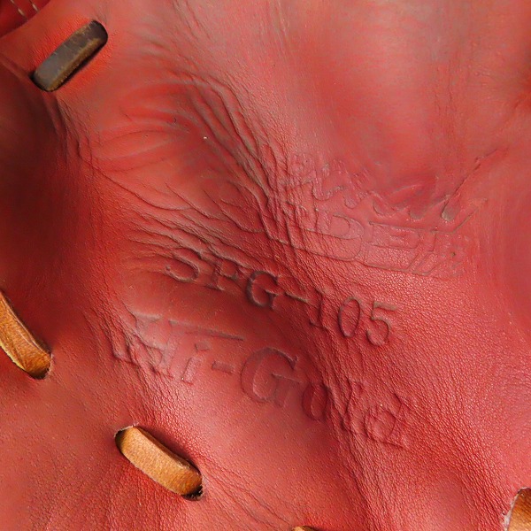 実際に弊社で買取させて頂いたHI-GOLD/ハイゴールド 軟式 内野手 右投げ用グローブの画像 3枚目