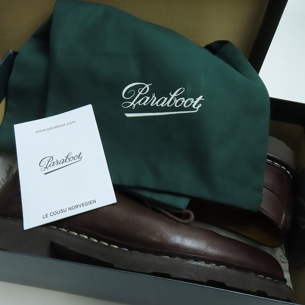 実際に弊社で買取させて頂いたParaboot/パラブーツ AVIGNON GRIFFⅡ/アヴィニョン レースアップシューズ/705112/84899/7の画像 8枚目