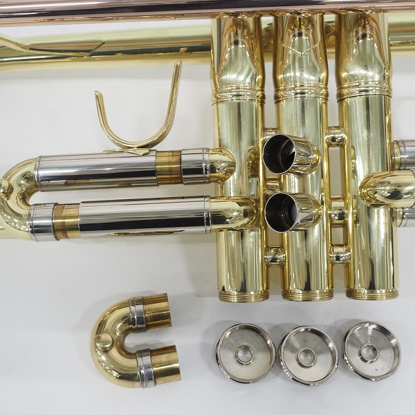 実際に弊社で買取させて頂いたメーカー不明 トランペット ゴールド ハードケース付の画像 5枚目