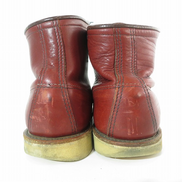 実際に弊社で買取させて頂いたRED WING/レッドウィング 四角犬タグ アイリッシュセッター モックトゥ ブーツ 8875/10の画像 1枚目