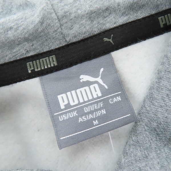 実際に弊社で買取させて頂いた【未使用】PUMA/プーマ プルオーバーパーカー グレー 580176-03/Mの画像 2枚目