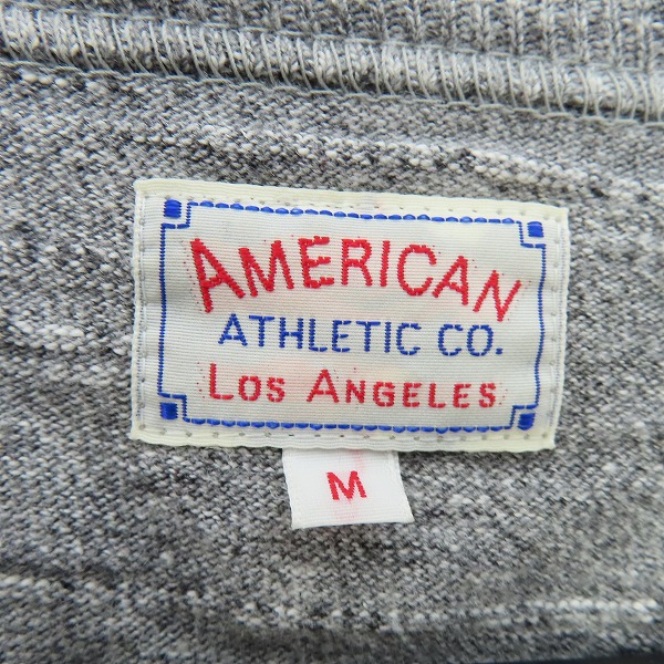 実際に弊社で買取させて頂いたTHE REAL McCOY'S/リアルマッコイズ AMERICAN ATHLETIC 長袖 Tシャツ Mの画像 2枚目