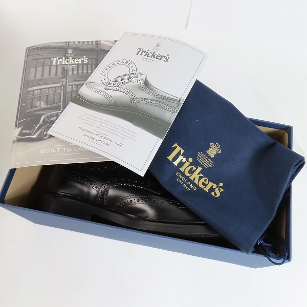 実際に弊社で買取させて頂いたTricker's/トリッカーズ ウィングチップシューズ M5633D/6.5の画像 8枚目