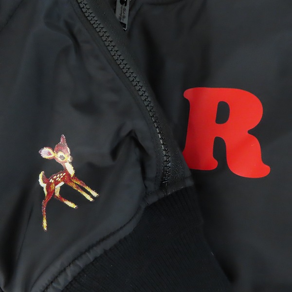 実際に弊社で買取させて頂いたUNDERCOVER/アンダーカバー REBEL BOMBER JACKET/リバーシブル MA-1/ボンバージャケット UC1C4205-2/3の画像 7枚目