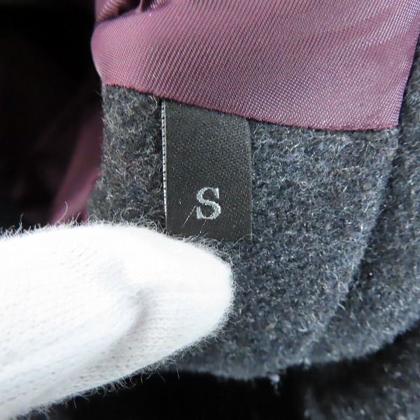 実際に弊社で買取させて頂いたDIESEL/ディーゼル ウール ジップアップ コート/Sの画像 3枚目